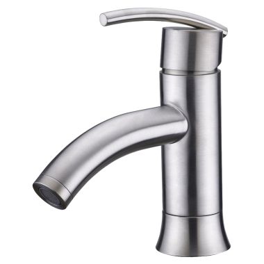 Click here to see Ultra Faucets UF35013 Ultra Faucets Contemporary One-Handle Bathroom Faucet with Metal Pop-Up Assembly, 1.5GPM, Neoperl Aerator, Lever Handle, Brushed Nickel - UF35013
