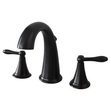 Click here to see Ultra Faucets UF55415 Ultra Faucets Contour Two-Handle Widespread Lavatory Faucet with Metal Pop-Up, 1.5 GPM, Three-Hole, Washerless Cartridge, Oil Rubbed Bronze - UF55415 