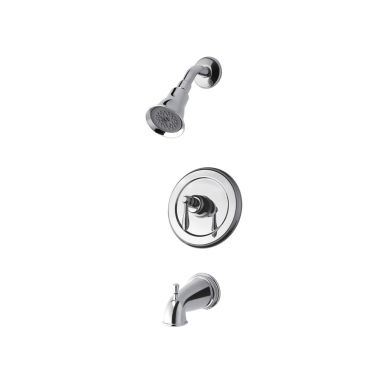 Click here to see Ultra Faucets UF78900 Ultra Faucets Contour Collection Chrome Tub and Shower Trim Requires Pressure Balance Valve, Wall-Mount Installation - UF78900