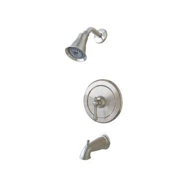 Click here to see Ultra Faucets UF78703 Ultra Faucets Prime Tub/Shower Trim, Brushed Nickel - UF78703