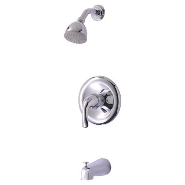 Click here to see Ultra Faucets UF78500 Ultra Faucets Vantage Collection Single-Handle Pressure-Balanced Tub/Shower Faucet, 1.8 GPM, Metal Lever Handle, ADA, Chrome - UF78500