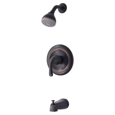 Click here to see Ultra Faucets UF78505 Ultra Faucets Vantage Collection Single-Handle Pressure-Balanced Tub/Shower Faucet, 1.8 GPM, Metal Lever Handle, ADA, Oil-Rubbed Bronze - UF78505