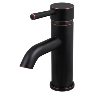 Click here to see Ultra Faucets UF36505 Ultra Faucets Euro Collection One-Handle Bathroom Faucet, Less Pop-Up, 1.2GPM, Neoperl Aerator, Lever Handle, Oil-Rubbed Bronze - UF36505