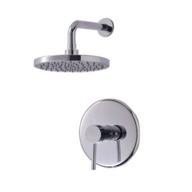 Click here to see Ultra Faucets UF79500-1 Ultra Faucets Euro Single-Handle Pressure-Balanced Shower Faucet with Single-Function Showerhead, 1.8 GPM, Metal Lever Handle, Chrome - UF79500-1