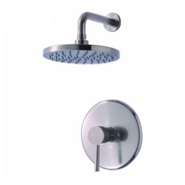 Click here to see Ultra Faucets UF79503-1 Ultra Faucets Euro Single-Handle Pressure-Balanced Shower Faucet with Single-Function Showerhead, 1.8 GPM, Metal Lever Handle, PVD Brushed Nickel - UF79503-1