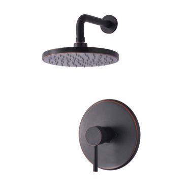 Click here to see Ultra Faucets UF79505-1 Ultra Faucets Euro Single-Handle Pressure-Balanced Shower Faucet with Single-Function Showerhead, 1.8 GPM, Metal Lever Handle, Oil-Rubbed Bronze - UF79505-1