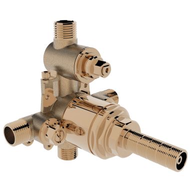 Click here to see Ultra Faucets UFP-PBV2 Ultra Faucets UFP-PBV2 Pressure Balance Tub/Shower Rough-In Valve w/ Integrated Diverter, Stops, 1/2