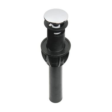 Click here to see Ultra Faucets UFP-0002 Ultra Faucets Non-Metallic Push Pop-Up Drain Assembly with Overflow, Polished Chrome - UFP-0002