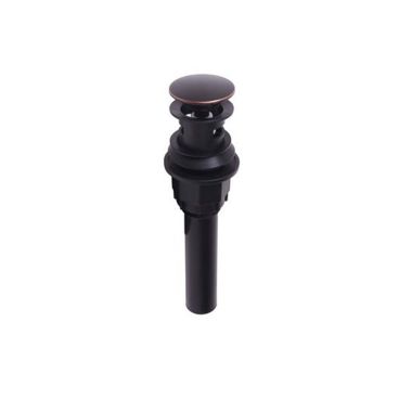 Click here to see Ultra Faucets UFP-0502 Ultra Faucets Non-Metallic Push Pop-Up Drain Assembly with Overflow, Oil-Rubbed Bronze - UFP-0502