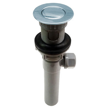Click here to see Ultra Faucets UFP-0003 Ultra Faucets Non-Metallic Pop-Up Drain Assembly, Less Overflow, Polished Chrome - UFP-0003