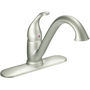 Click here to see Moen 7825CSL Moen Camerist Single Handle Low Arc Kitchen Faucet, Classic Stainless - 7825CSL