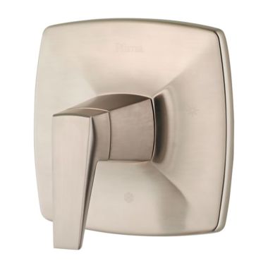 Click here to see Pfister R89-1LPMK Pfister Arkitek Brushed Nickel Valve Trim, EZ Clean Technology, ADA - R89-1LPMK