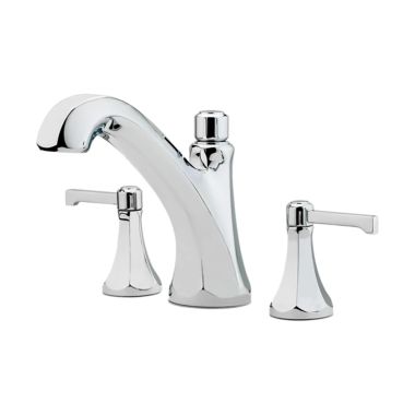 Click here to see Pfister RT6-5DEC Pfister Arterra Two-Handle Roman Tub Trim, 18 GPM, Lever Handles, Mid-Arc, Metal, Polished Chrome - RT6-5DEC