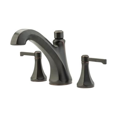 Click here to see Pfister RT6-5DEY Pfister Arterra Two-Handle Roman Tub Trim, 18 GPM, Lever Handles, Mid-Arc, Metal, Tuscan Bronze - RT6-5DEY