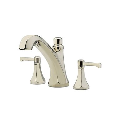 Click here to see Pfister RT6-5DED Pfister Arterra Two-Handle Roman Tub Trim, 18 GPM, Lever Handles, Mid-Arc, Metal, Polished Nickel - RT6-5DED