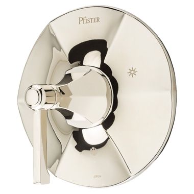 Click here to see Pfister R89-1DED Pfister Arterra Polished Nickel TubShower Valve Trim Only - R89-1DED