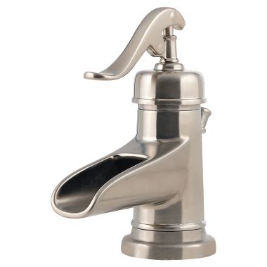 Click here to see Pfister LG42-YP0K Pfister LG42-YP0K Brushed Nickel Ashfield Single Control, Centerset Bath Faucet