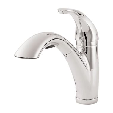 Click here to see Pfister LG534-7CC Pfister Parisa Single-Handle Pull-Out Kitchen Faucet, Chrome - LG534-7CC