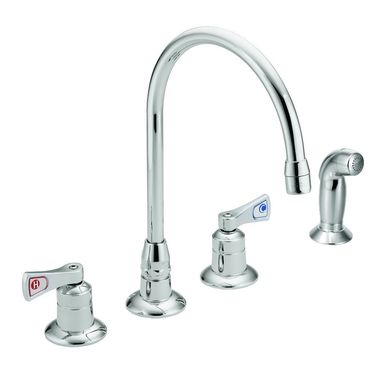 Click here to see Moen 8242 Moen Commercial 8242 Two Handle Kitchen Faucet