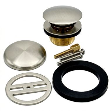 Click here to see Mountain Plumbing Products UNVTRIM/BRN Mountain Plumbing Replacement Trim Kit, Brushed Nickel - UNVTRIM/BRN