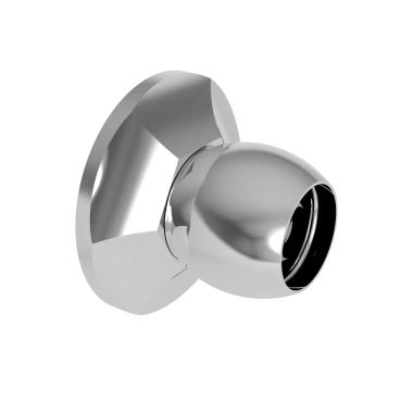 Click here to see Ginger 639B/PC Ginger Straight Shower Rod Brackets, Polished Chrome - 639B/PC