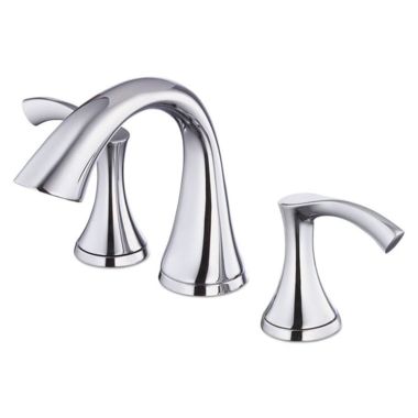 Click here to see Danze D304122 Danze Antioch Widespread Bathroom Faucet with 50/50 Touch-Down Drain, Two-Handle, 1.2 GPM, Lever Handle, ADA, Chrome - D304122