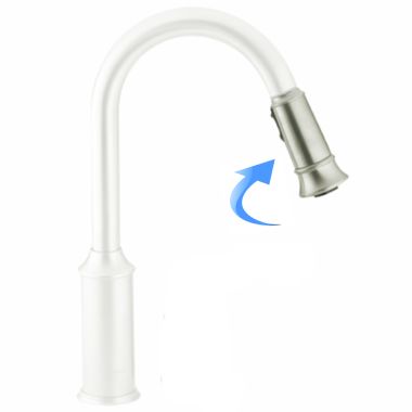 Click here to see Moen 134742CSL Moen Aberdeen Pull-Down Spray Wand Kit, Classic Stainless -134742CSL