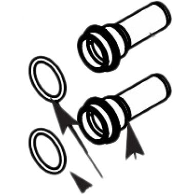 Click here to see Moen 144325 Moen 144325 Part Inlet Adapter With Cover, & Adapter O-Ring