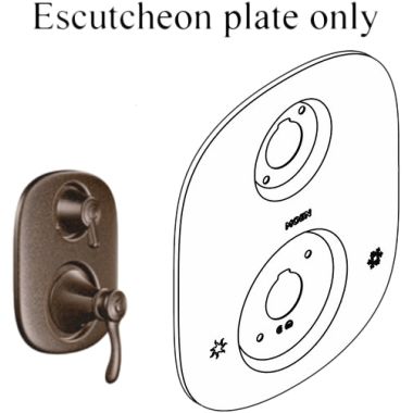 Click here to see Moen 135149ORB Moen Rothbury Part Escutcheon, Metal - Oil-Rubbed Bronze (135149ORB)