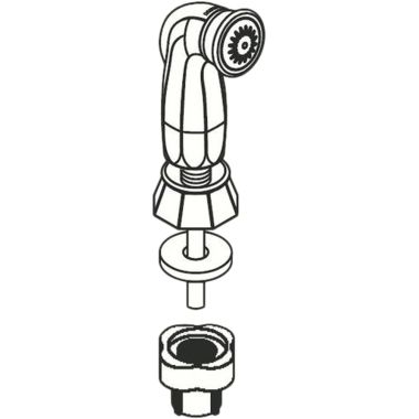 Click here to see Moen 136105ORB Moen 136105ORB Part Side Spray, Hose & Hose Guide Oil Rubbed Bronze
