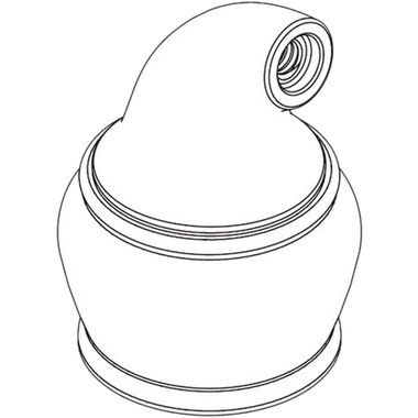 Click here to see Moen 130526P Moen 130526P Part Handle, Monticello Two Handle Lever Hot Polished Brass