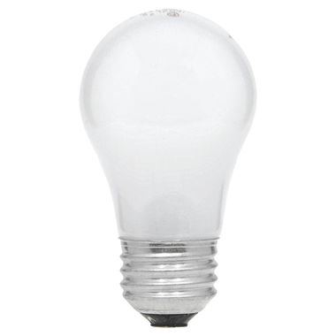 Click here to see Sylvania 10117 Osram Sylvania 10117 Incandescent Lamp, 40 W, 120 V, A15, Medium Bipin G13, 1000 hr