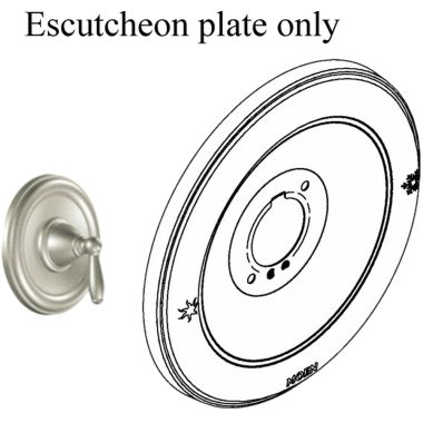 Click here to see Moen 131108BN Moen 131108BN Part Shower Escutcheon StainLess