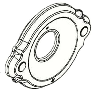 Click here to see Moen 131187WR Moen 131187WR Waterhill Escutcheon Kit - Wrought Iron