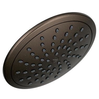 Click here to see Moen 6345ORB Moen Glyde 8in Single-Function Rainshower Shower Head, Round, 2.5 GPM, Oil-Rubbed Bronze - 6345ORB