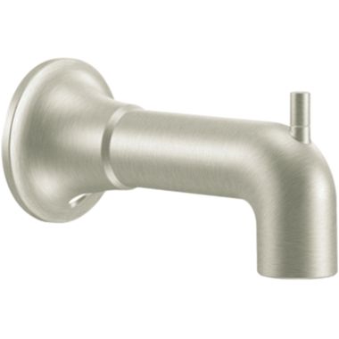 Click here to see Moen S3840BN Moen S3840BN Icon Tub Spout with Diverter, Brushed Nickel 