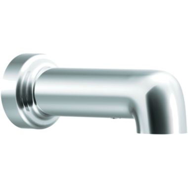 Click here to see Moen 3892 Moen Level 6-1/2-inch Wall Mount Chrome Non-Diverter Tub Spout, 1/2-inch Connection Size, Slip Fit - 3892