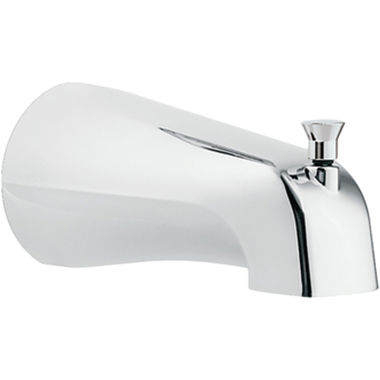 Click here to see Moen 3800 Moen Wall Mounted Chrome Tub Spout with Pull-Up Diverter, Slip Fit, 1/2-inch Connection Size - 3800