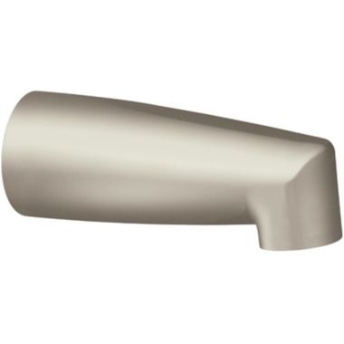 Click here to see Moen 3829ST Moen Chateau Wall Mounted Satine Non-Diverter Tub Spout, 1/2-inch Connection Size, IPS - 3829ST