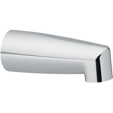 Click here to see Moen 3828 Moen 7-inch Wall Mounted Chrome Non-Diverter Tub Spout, 1/2-inch Connection Size, IPS - 3828