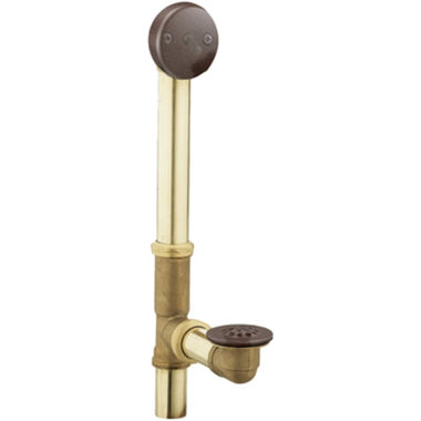 Click here to see Moen 90410ORB Moen 90410ORB Part Tub Waste Brass Trip-Lever Oil Rubbed Bronze