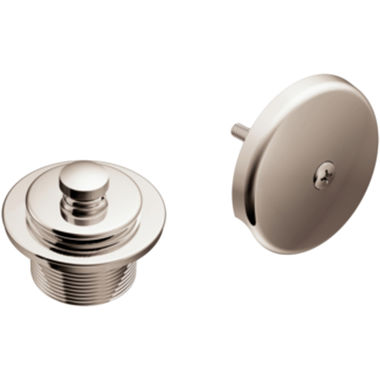 Click here to see Moen T90331NL Moen Nickel Waste and Overflow Trim, Push-N-Lock - T90331NL