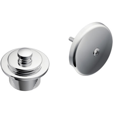 Click here to see Moen T90331 Moen Push-N-Lock Waste and Overflow Trim, Chrome - T90331