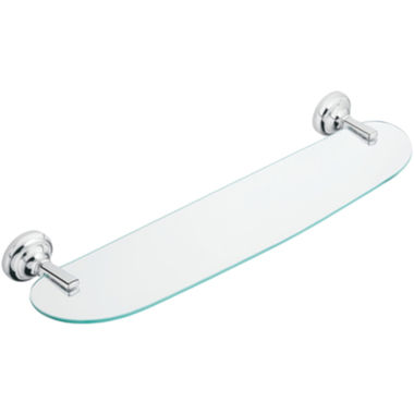 Click here to see Moen Creative Specialties DN1090CH Moen Reed Glass Vanity Shelf, Chrome - DN1090CH