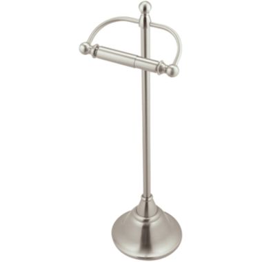Click here to see Moen DN6850BN Moen Sage Freestanding Toilet Paper Holder, Brushed Nickel - DN6850BN