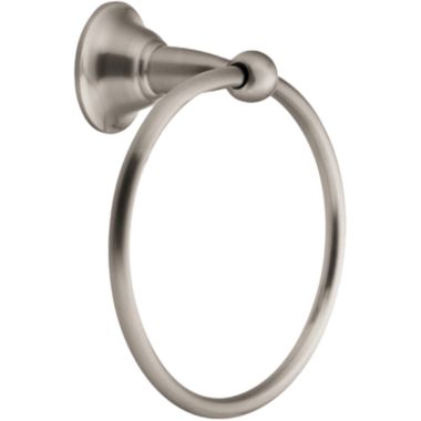 Click here to see Moen DN6886BN Moen Sage Wall Mounted Hand Towel Ring, Brushed Nickel - DN6886BN