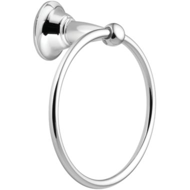 Click here to see Moen DN6886CH Moen Sage Wall Mounted Hand Towel Ring, Chrome - DN6886CH