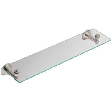 Click here to see Moen DN6890BN Moen Sage Glass Vanity Shelf, Brushed Nickel - DN6890BN