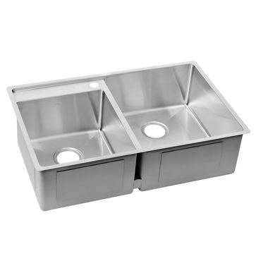 Click here to see Elkay ECTRUD31199L0 Elkay ECTRUD31199L0 Crosstown Stainless Steel Double Bowl Sink Kit with Aqua Divide