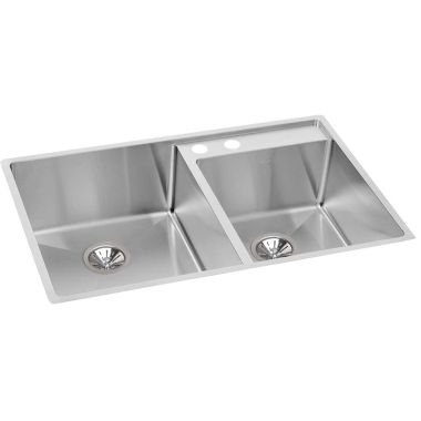 Click here to see Elkay ECTRUD31199RDBG1 Elkay Crosstown Stainless Steel 32-1/2